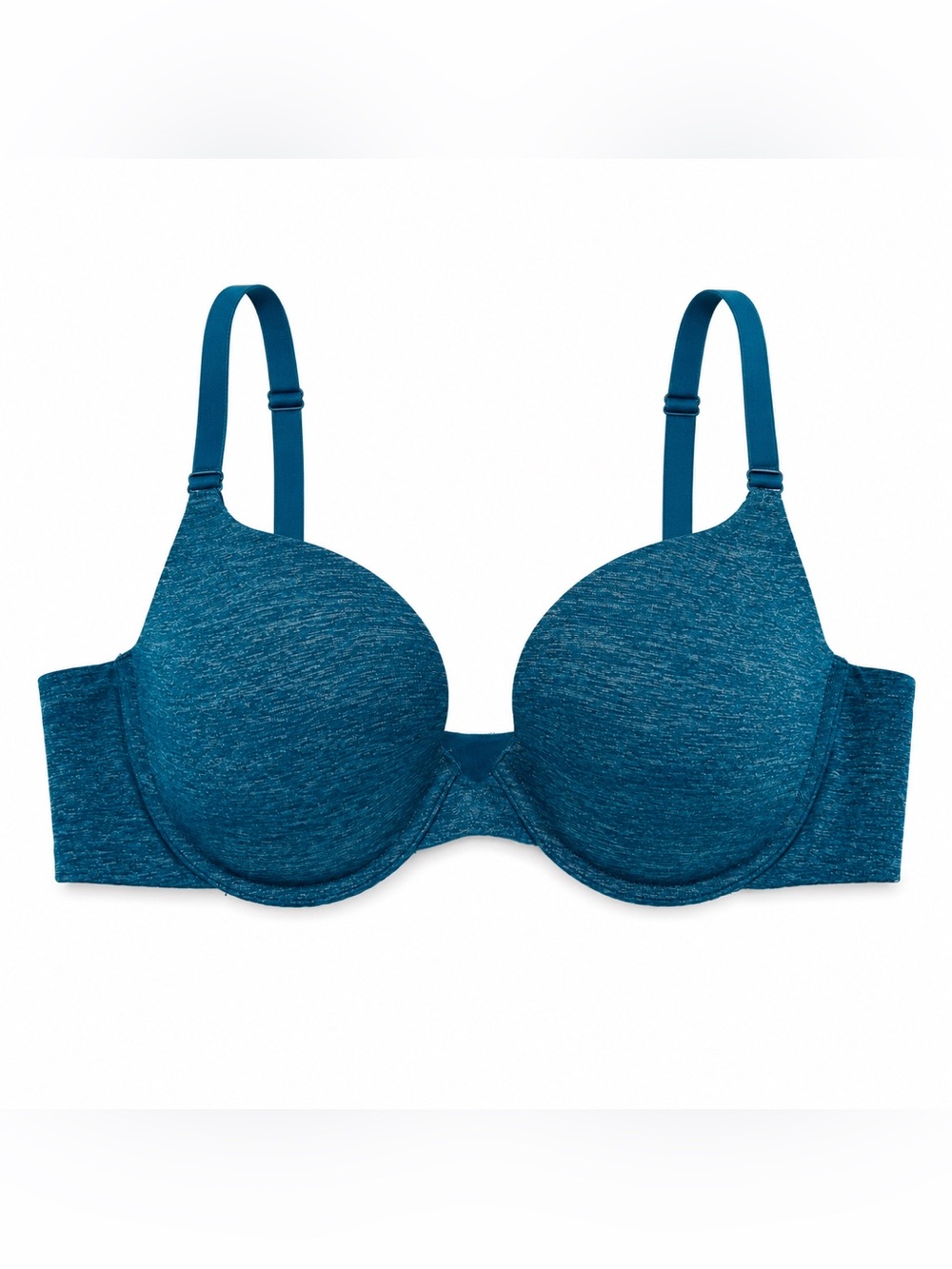 Victoria’s Secret Uplift Semi Demi Bra 32B Teal Heather Push Up Underwire